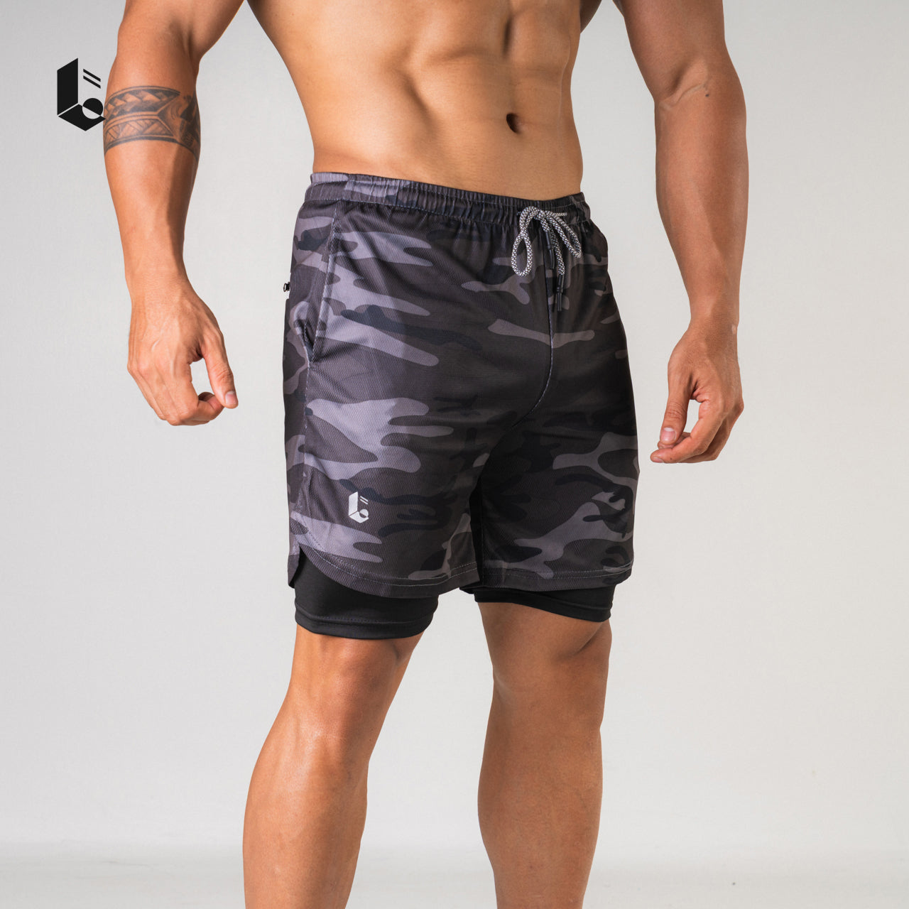 Tracka 2-In-1 Short / Short Legging - Camouflage