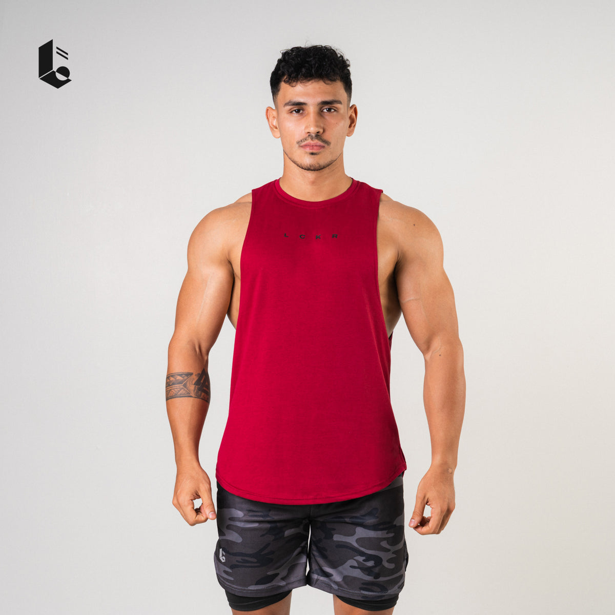 DeepMuscle Sleeveless Tank - Black/White/Dark Grey/Maroon/Army