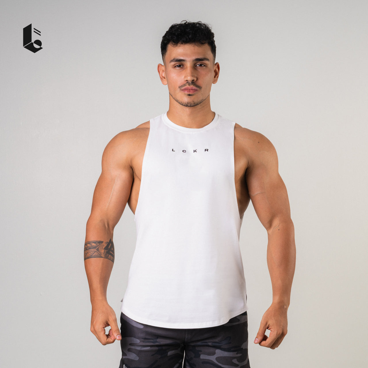 DeepMuscle Sleeveless Tank - Black/White/Dark Grey/Maroon/Army