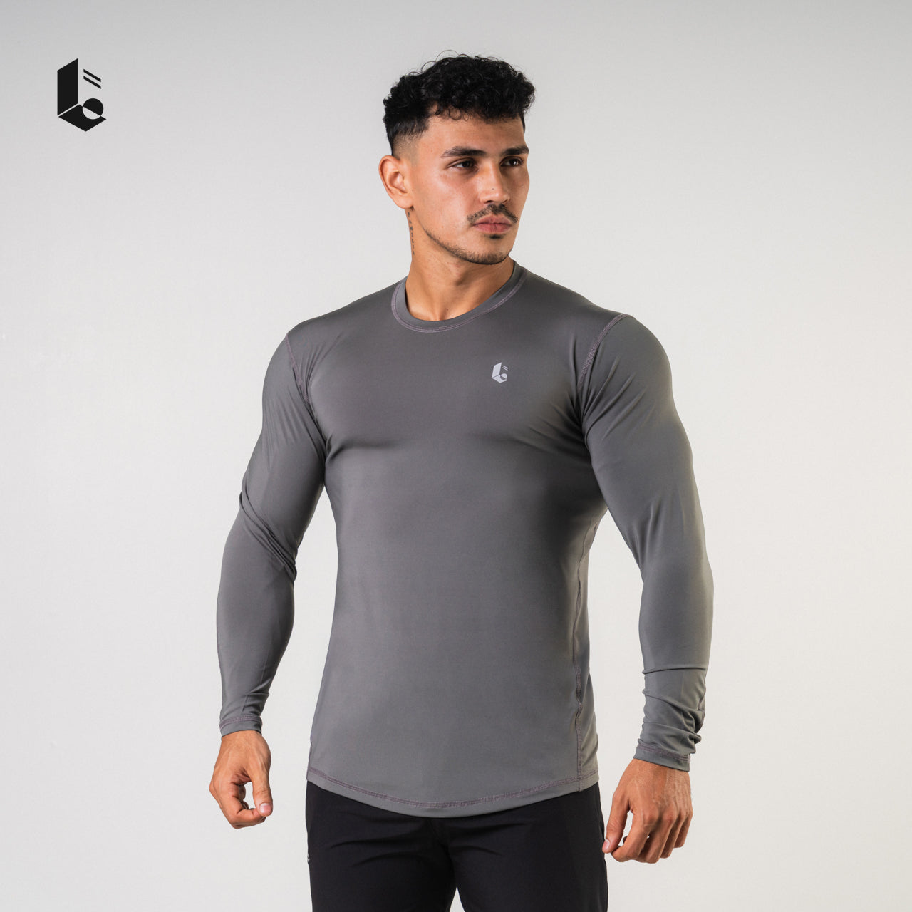 UltraFlex Performance Long Sleeve - Black/White/Light Grey/Dark Grey