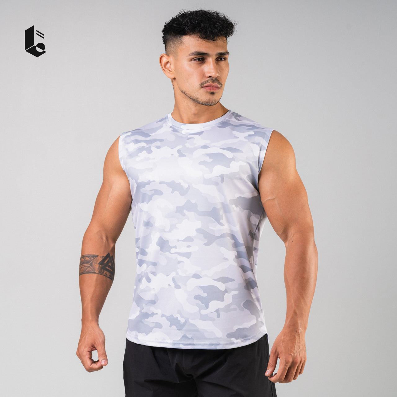 Breathable Muscle Fit Tank - Camouflage