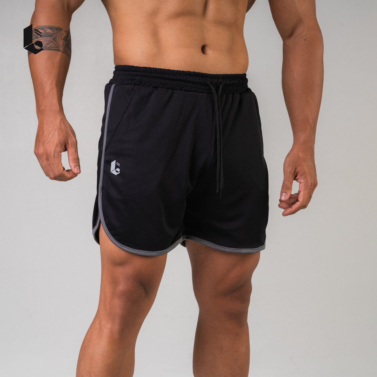 DryCore Short Pants - Black/Dark Grey/Light Grey/Navy