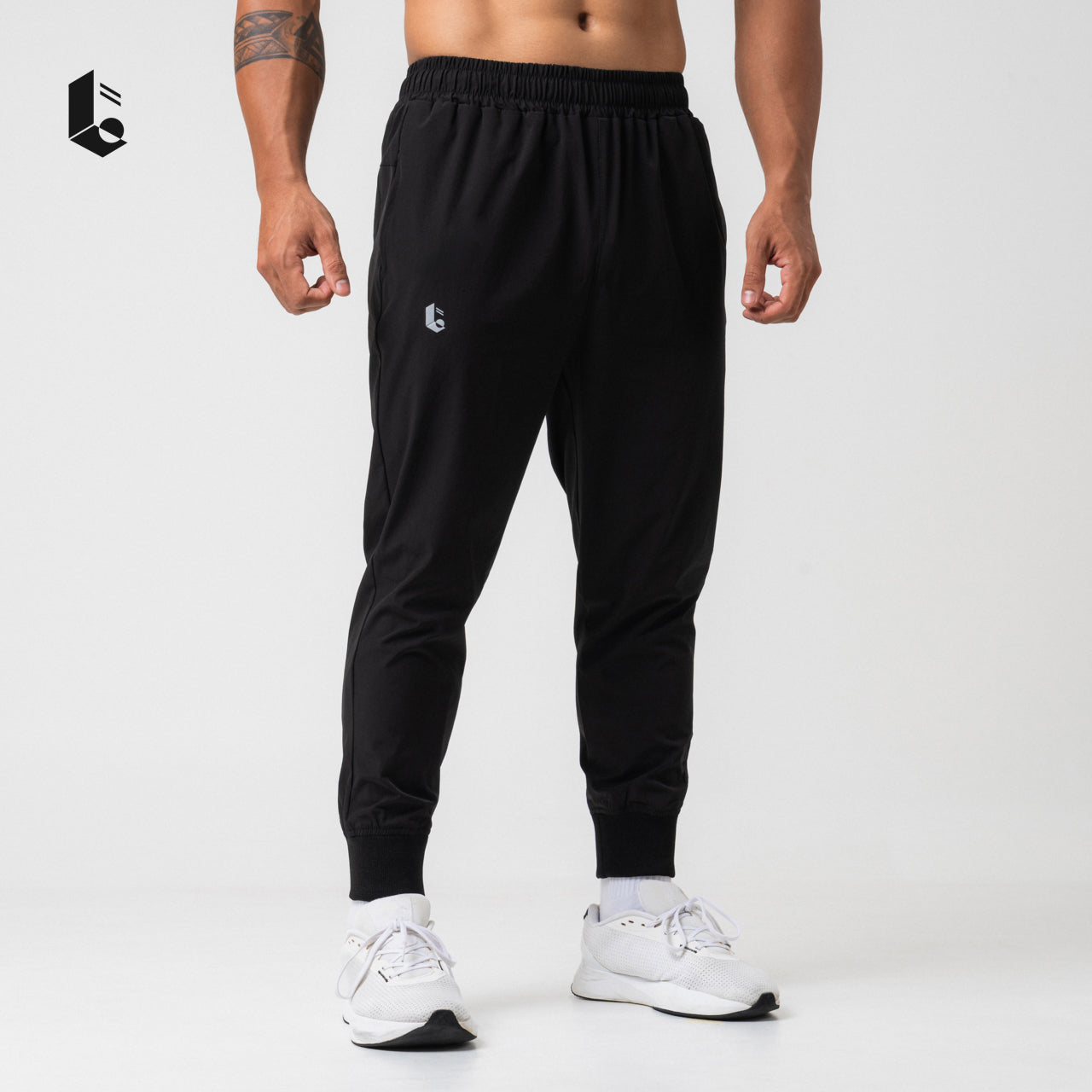AlphaCool Rib Jogger Pants - Black/Dark Grey/Light Grey/Khaky
