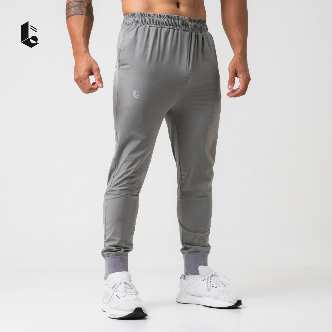 AlphaCool Rib Jogger Pants - Black/Dark Grey/Light Grey/Khaky