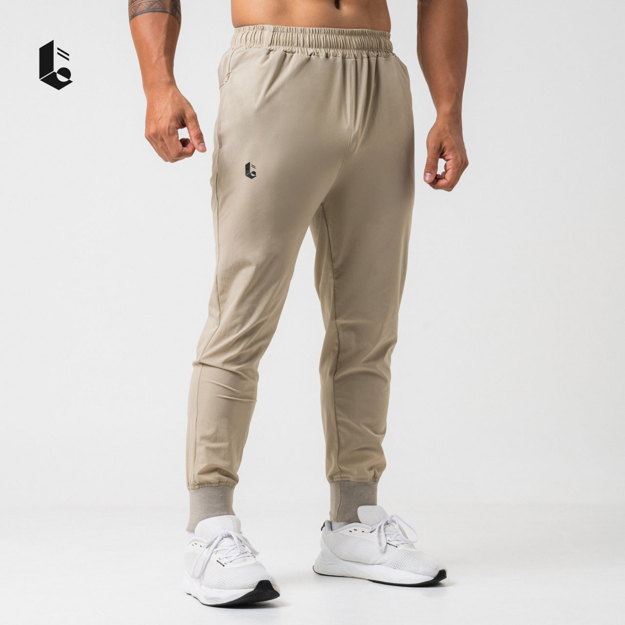 AlphaCool Rib Jogger Pants - Black/Dark Grey/Light Grey/Khaky
