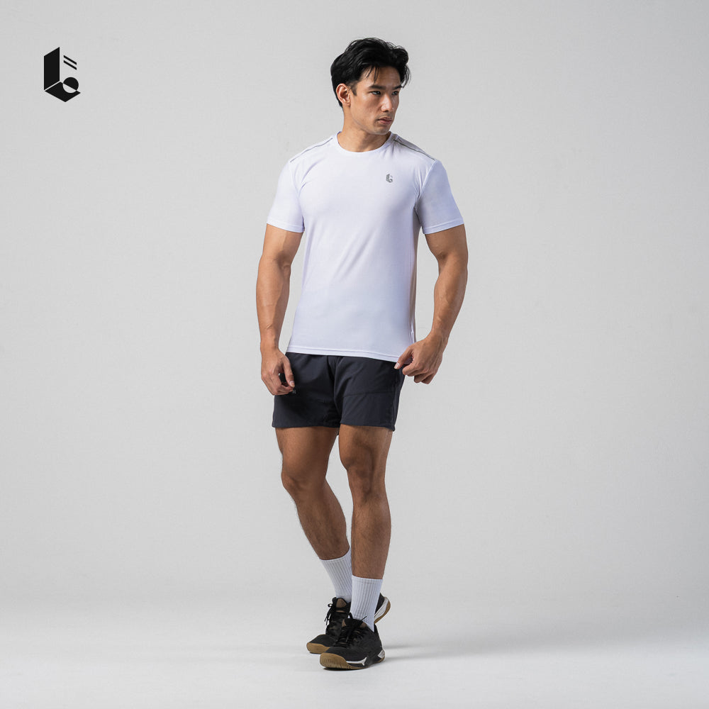 Stride Performance Short Sleeve - Jet Black/Pure White