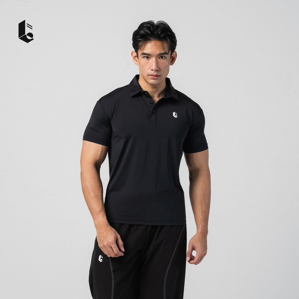 CoolSkin Polo Short Sleeve - Jet Black/Pure White/Navy Blue/Khaki