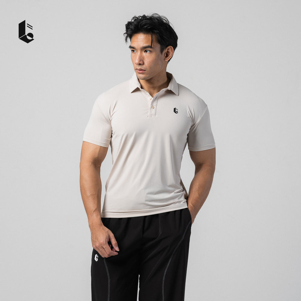 CoolSkin Polo Short Sleeve - Jet Black/Pure White/Navy Blue/Khaki
