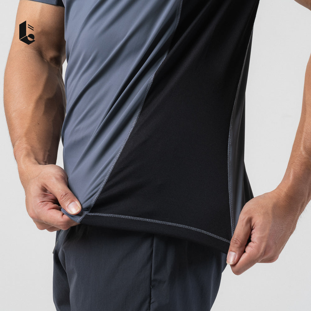 CoolPace Performance Tee - Dusty Teal/Dusty Rose/Ash Grey/Oat Beige