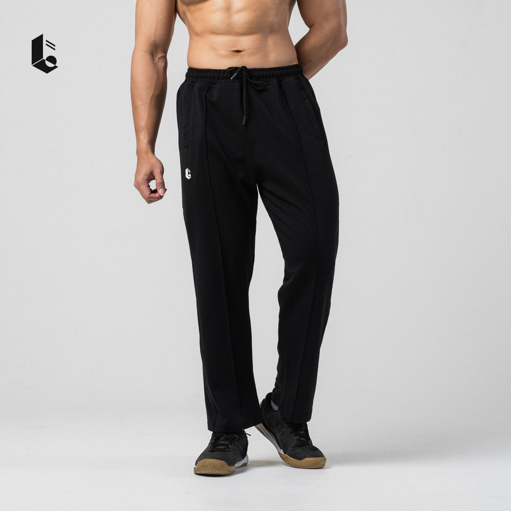 Structra Straight Leg Pants - Jet Black/Taupe/Charcoal Grey/Cream/Dark Coffee