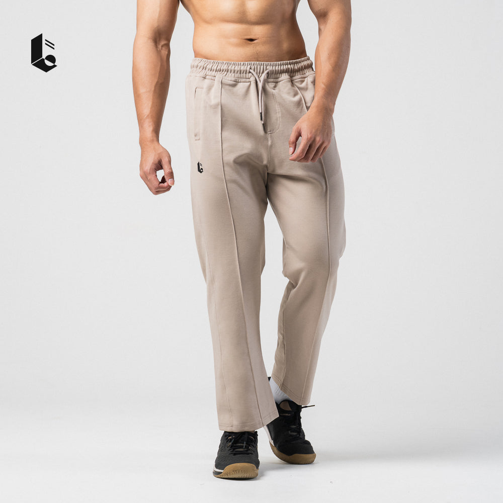 Structra Straight Leg Pants - Jet Black/Taupe/Charcoal Grey/Cream/Dark Coffee