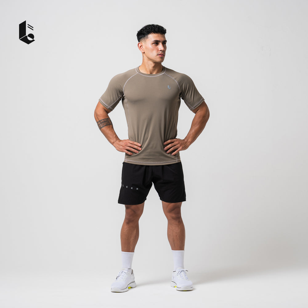 CoreWeave Performance Tee - Slate Grey/Dusty Teal/Burgundy/Taupe Brown/Ivory White