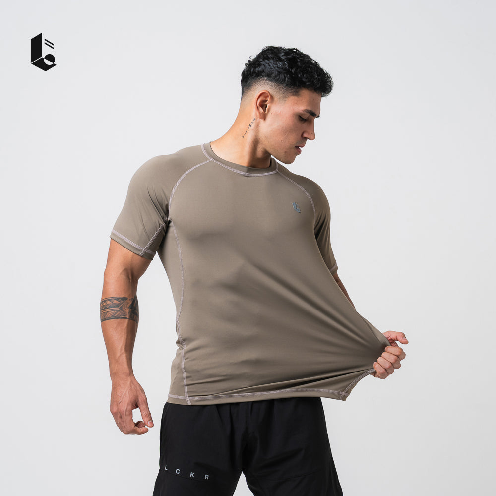 CoreWeave Performance Tee - Slate Grey/Dusty Teal/Burgundy/Taupe Brown/Ivory White