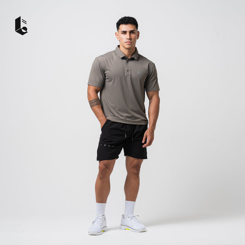 Struct-Flex Polo Short Sleeve - Jet Black/Ash Grey/Mocha Sand/Midnight Blue/Slate Teal