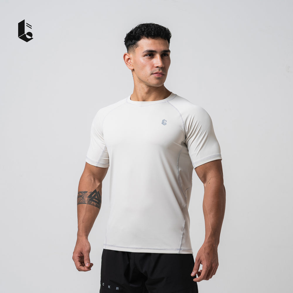 CoreWeave Performance Tee - Slate Grey/Dusty Teal/Burgundy/Taupe Brown/Ivory White