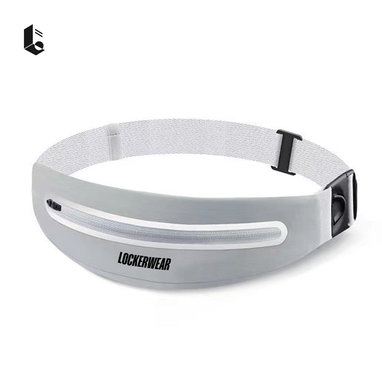 Dash Running Waistbag - Black/Light Grey