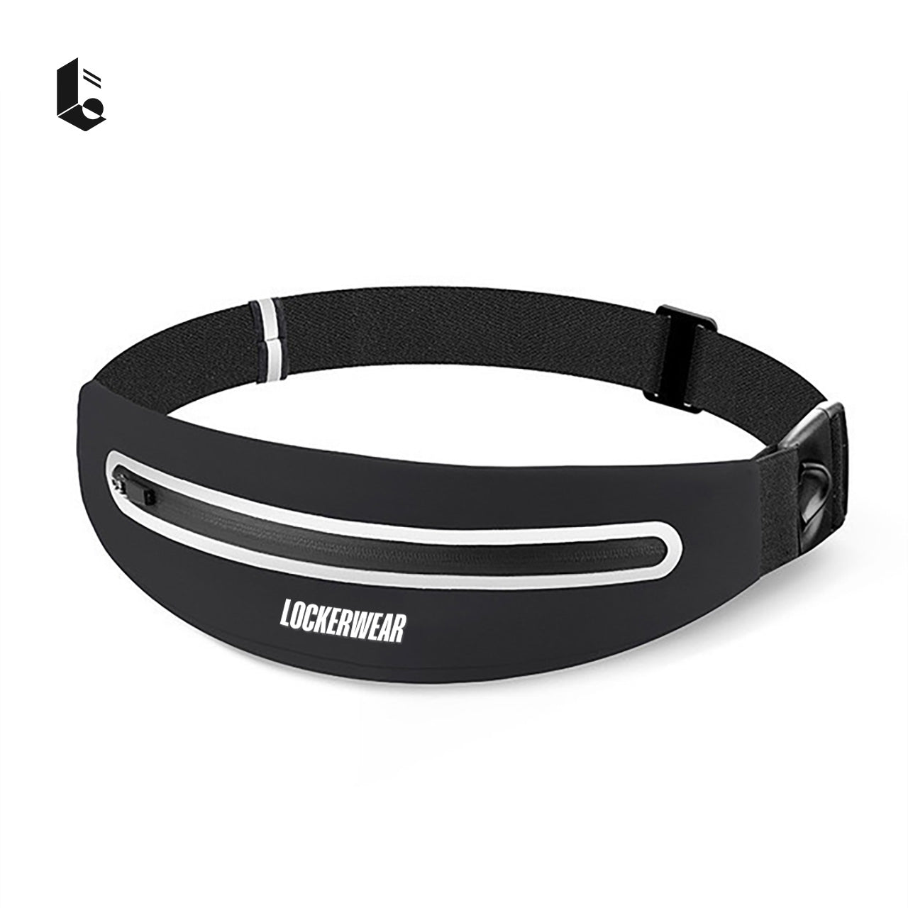 Dash Running Waistbag - Black/Light Grey