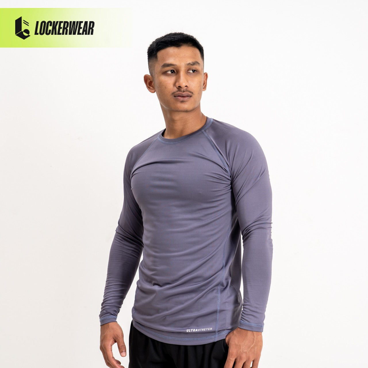 Prime-UltraStretch Long Sleeve - Dark Grey