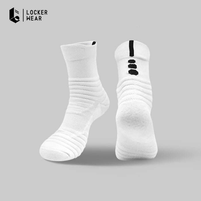 Breeze Performance Crew Socks - Monochrome