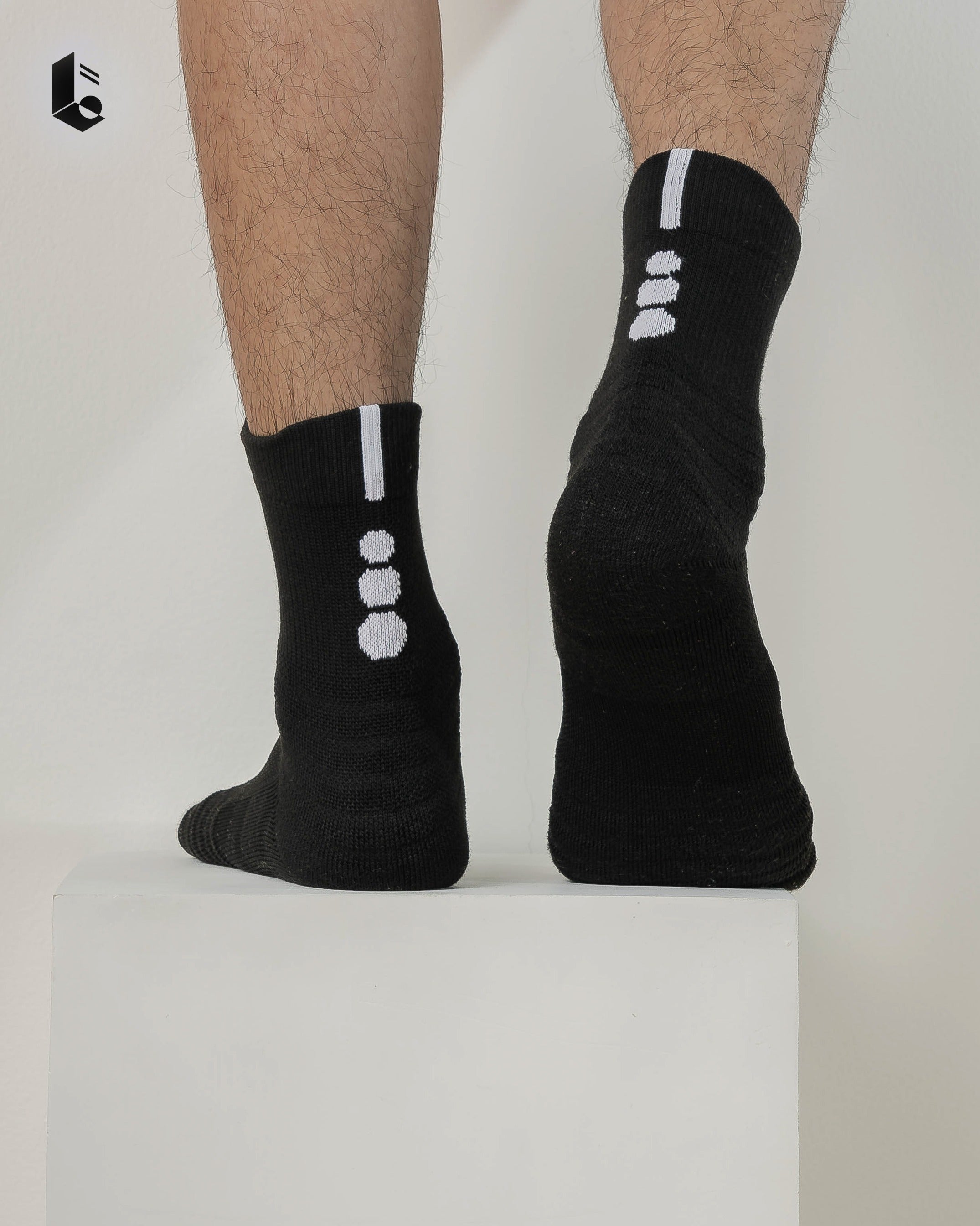 Breeze Performance Crew Socks - Monochrome