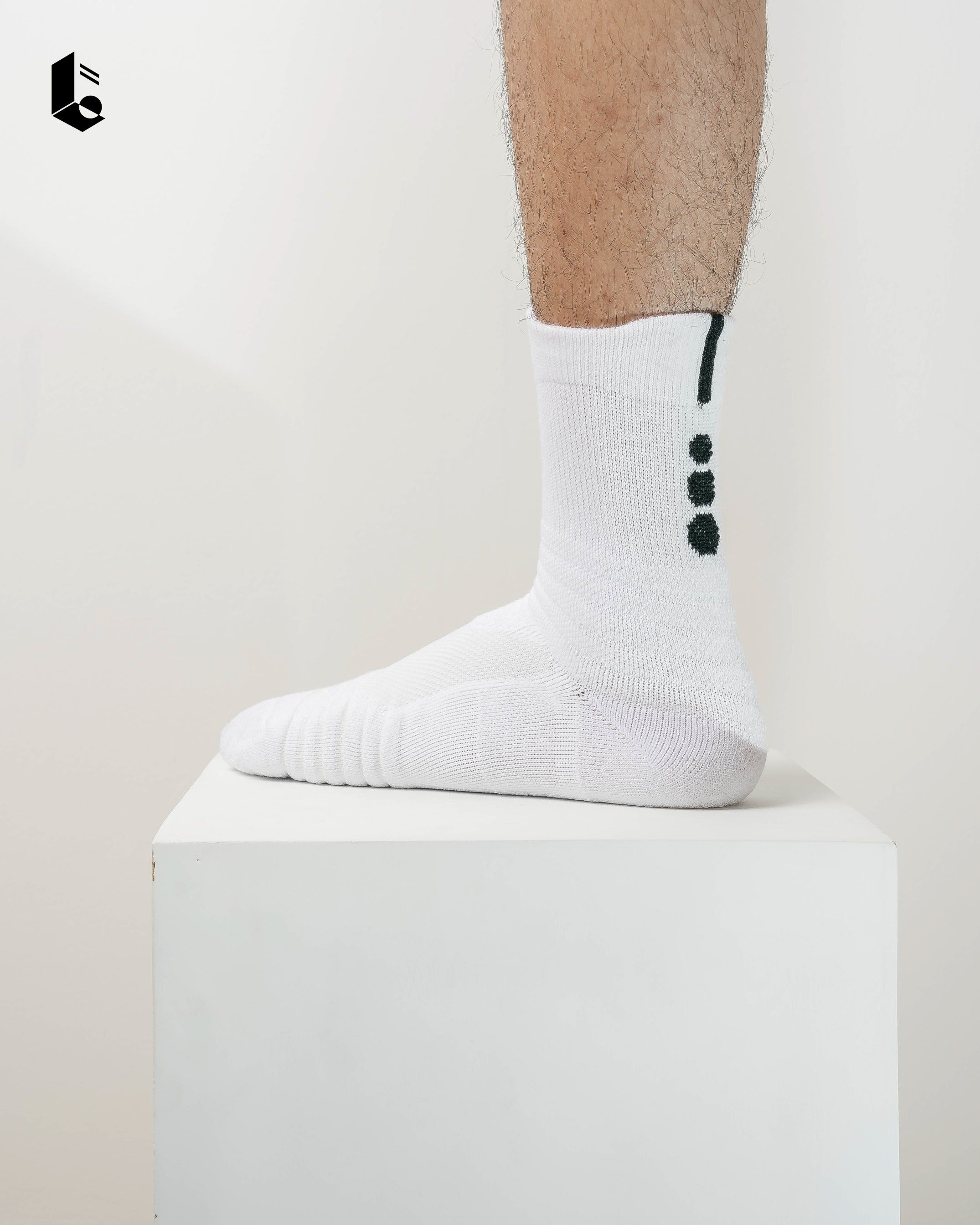 Breeze Performance Crew Socks - Monochrome