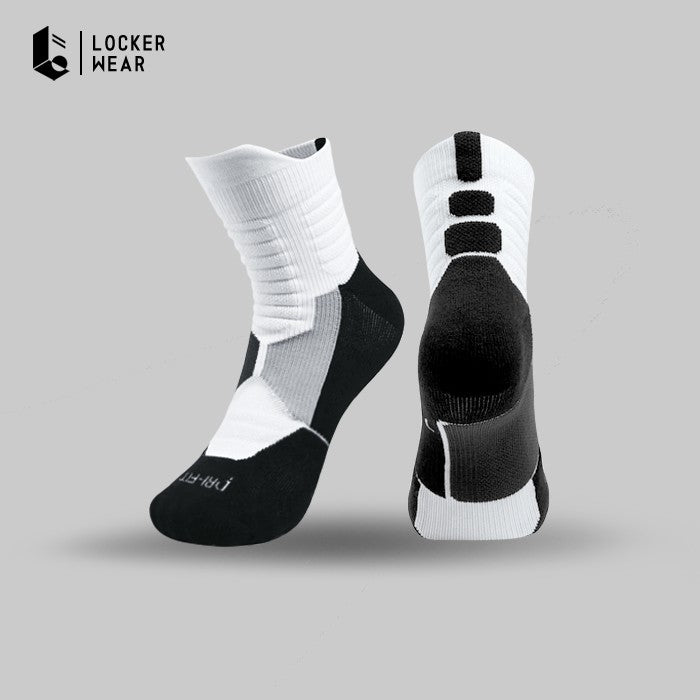 Maze Performance Ankle Socks - Monochrome