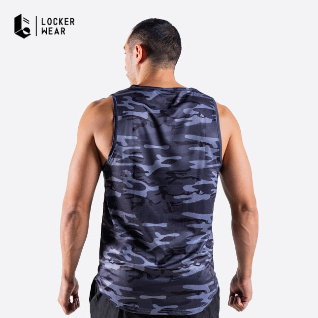 Tankzip Sleeveless Top - Camouflage