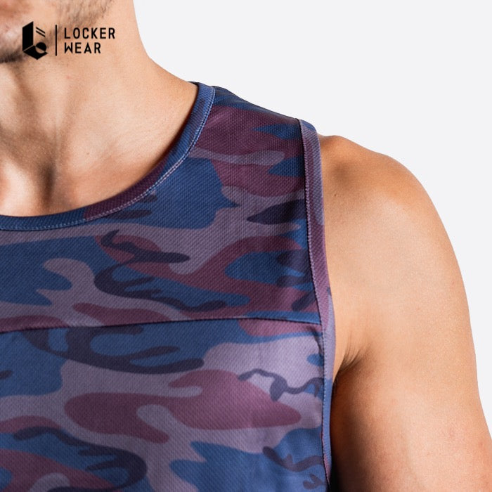 Tankzip Sleeveless Top - Camouflage