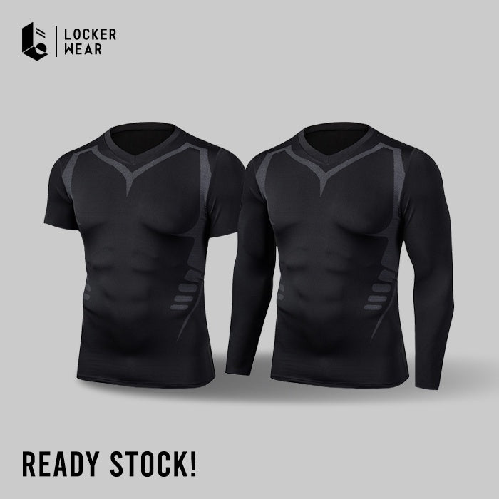 Cyclone Compression Short/Long Sleeve - Black