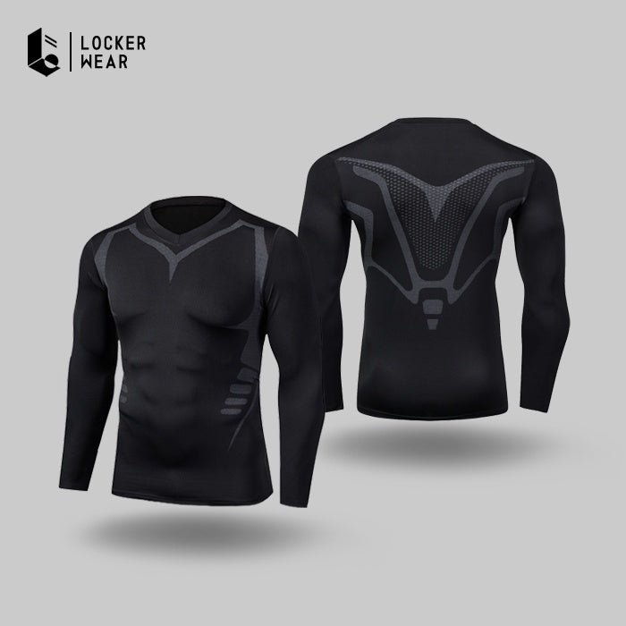 Cyclone Compression Short/Long Sleeve - Black