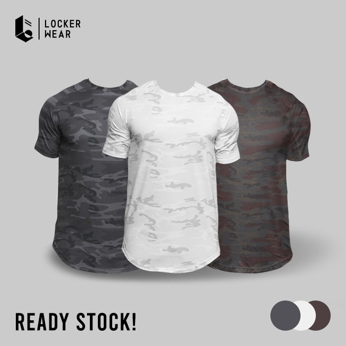 Breathable Muscle Fit Tee - Camouflage