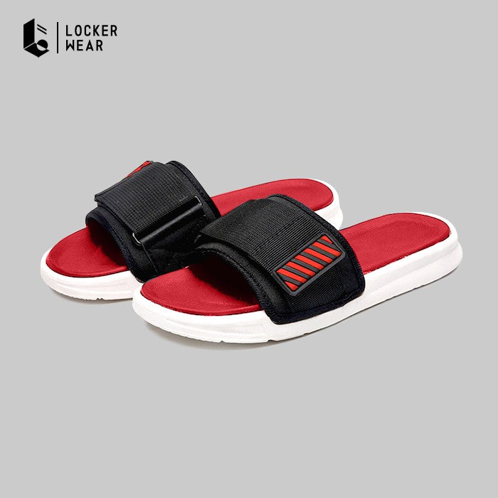 Hexathread Performance Sandals - Black/Navy/Red