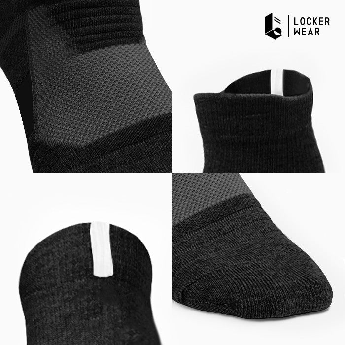 Breeze Performance Ankle Socks - Monochrome