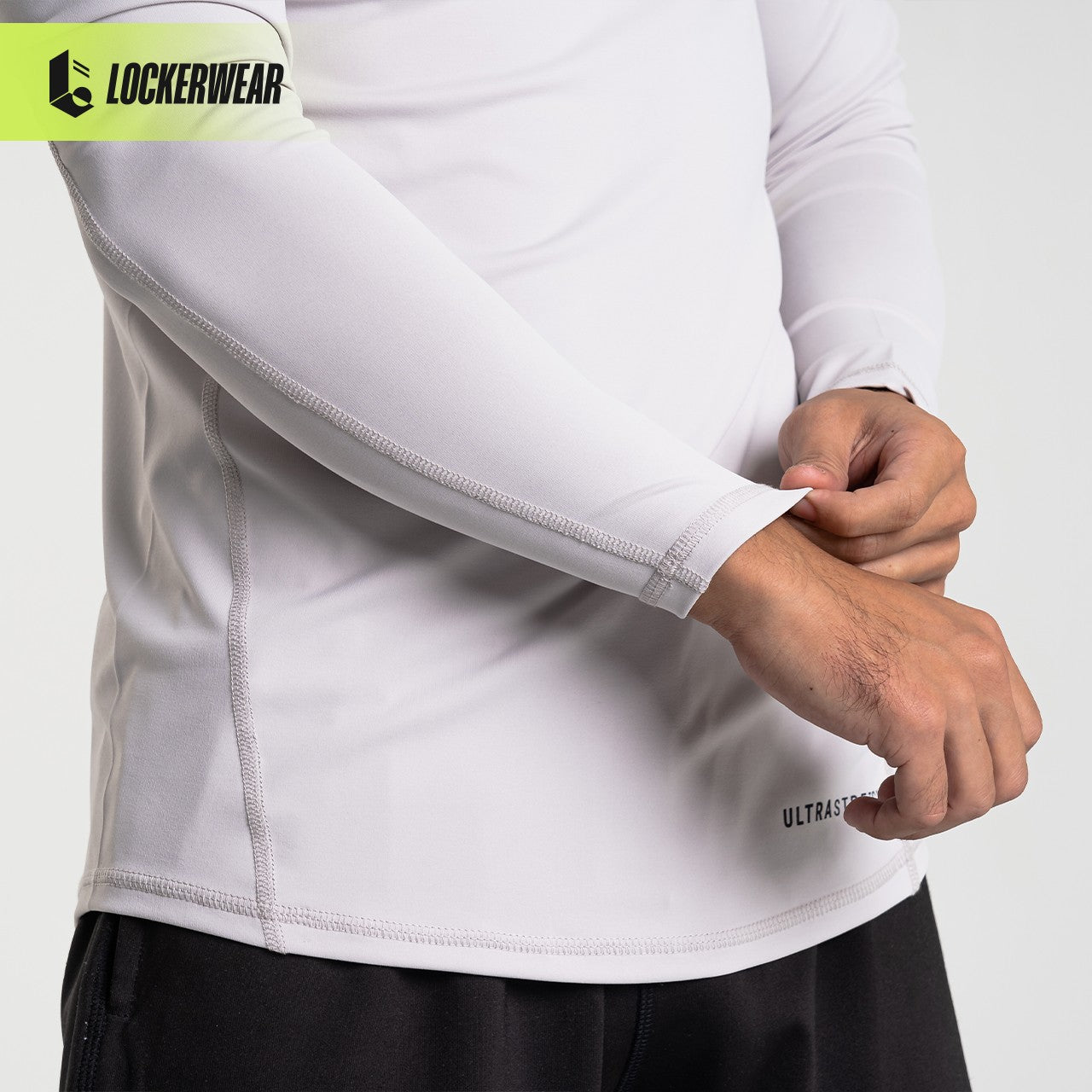 Prime-UltraStretch Long Sleeve - Baby Grey