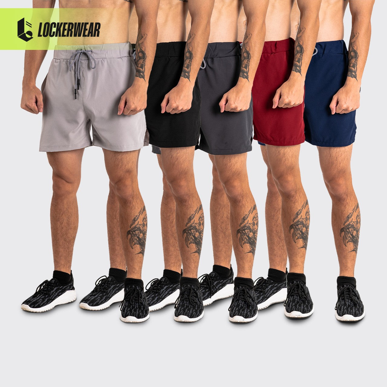 Lucid Short Pants - Black/Dark Grey/Light Grey/Navy/Maroon