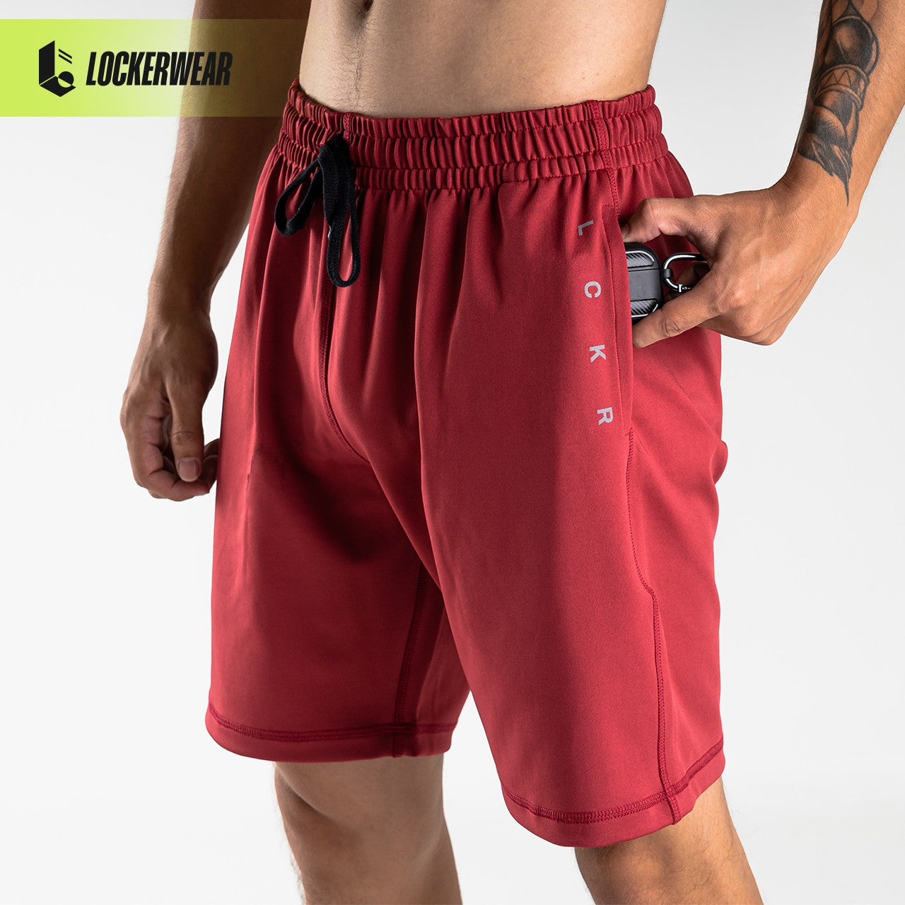 Prime-UltraStretch Short Pants - Maroon