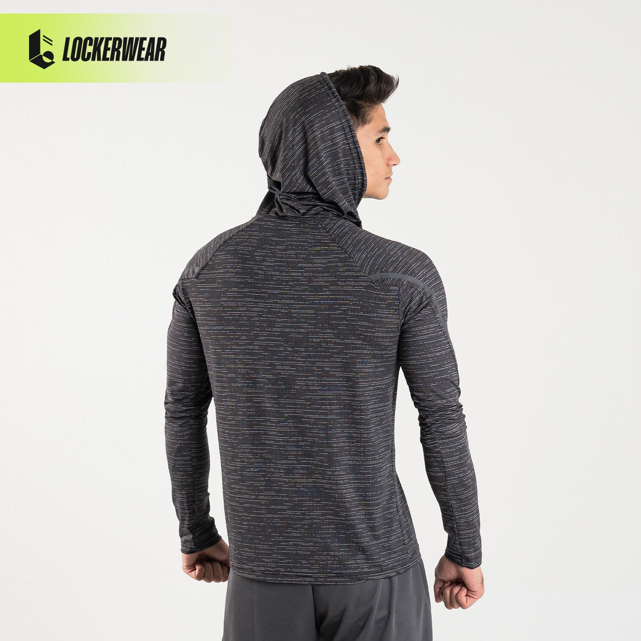 Aeroslim Stretch Hoodie - Blue/Grey/Black