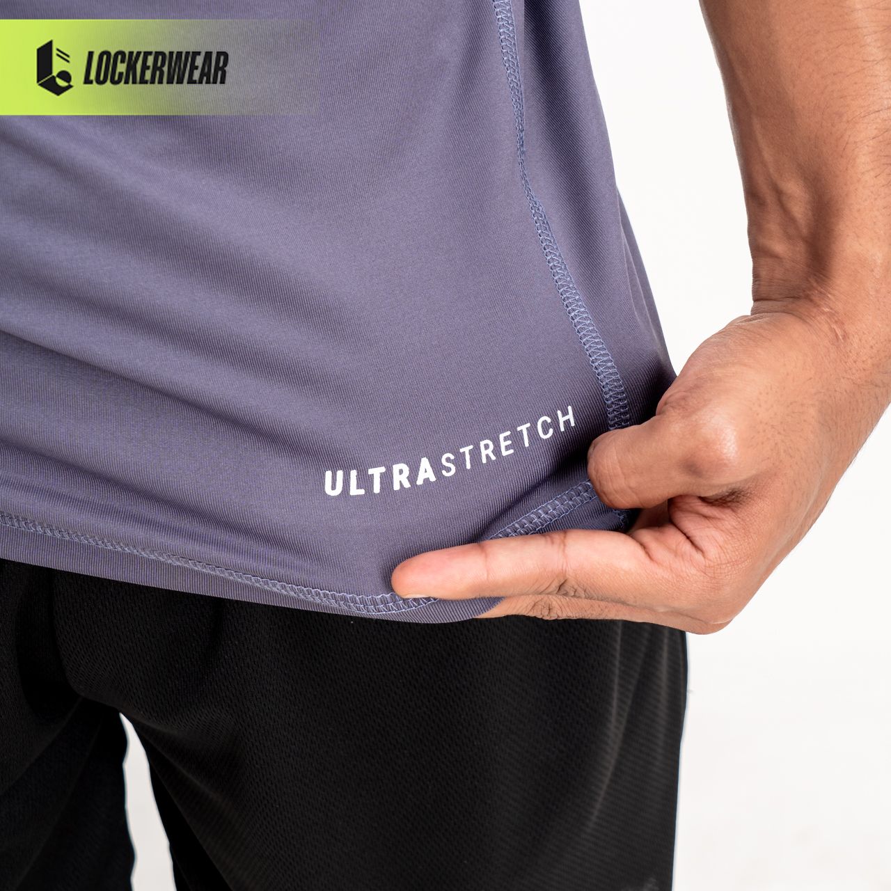 Prime-UltraStretch Short Sleeve - Dark Grey