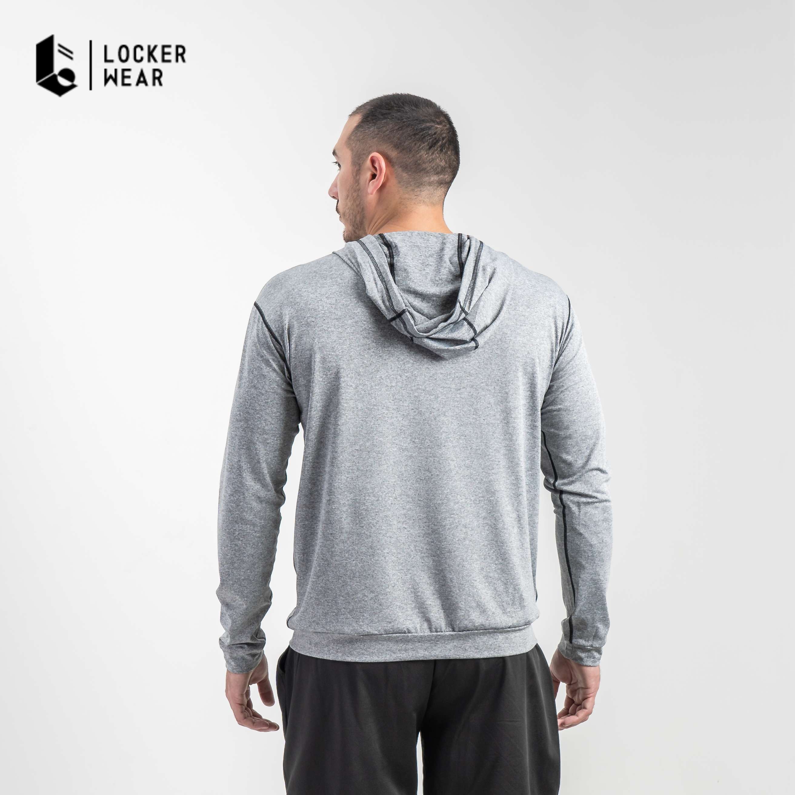 Hypercool Compression Stretch Hoodie - Monochrome