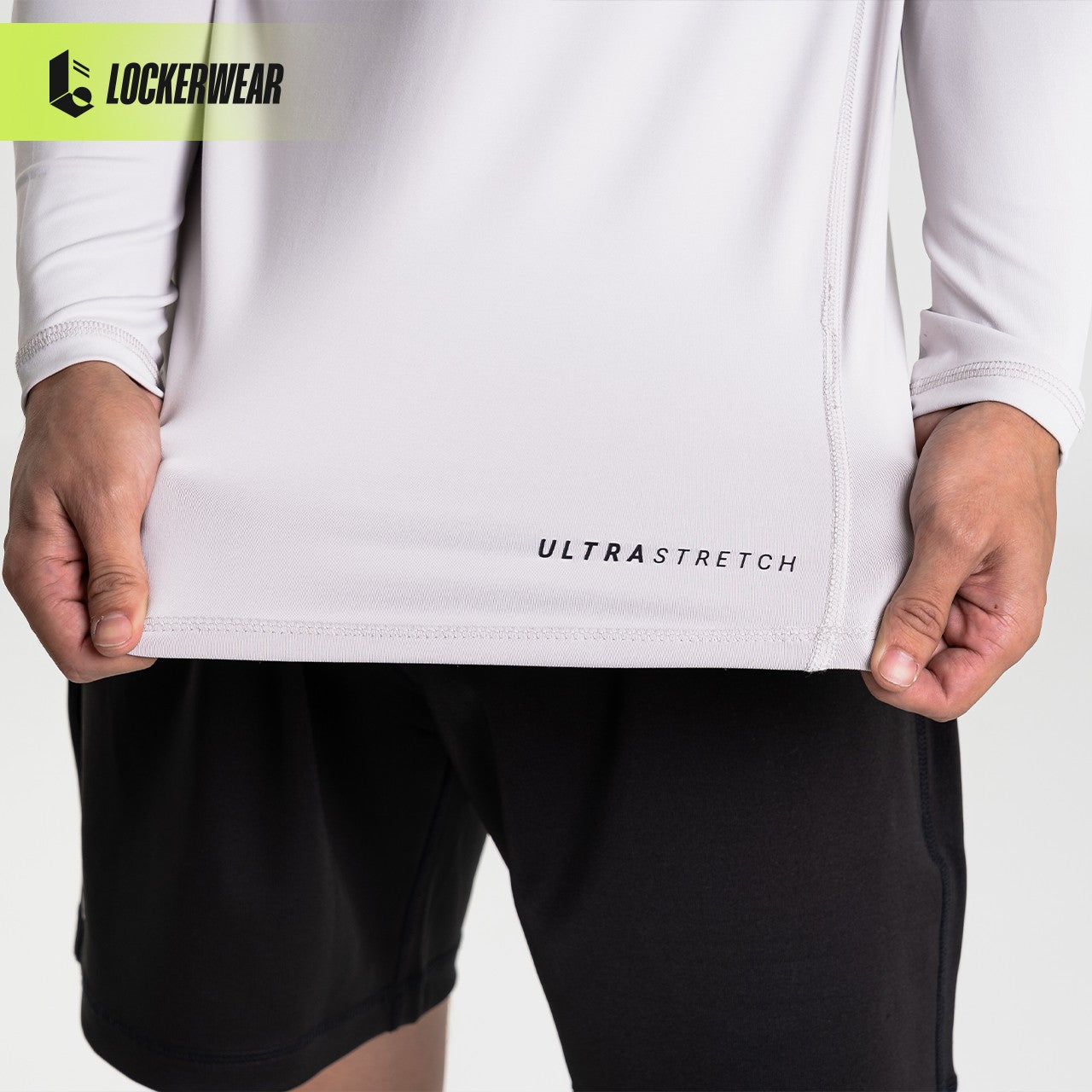 Prime-UltraStretch Long Sleeve - Baby Grey