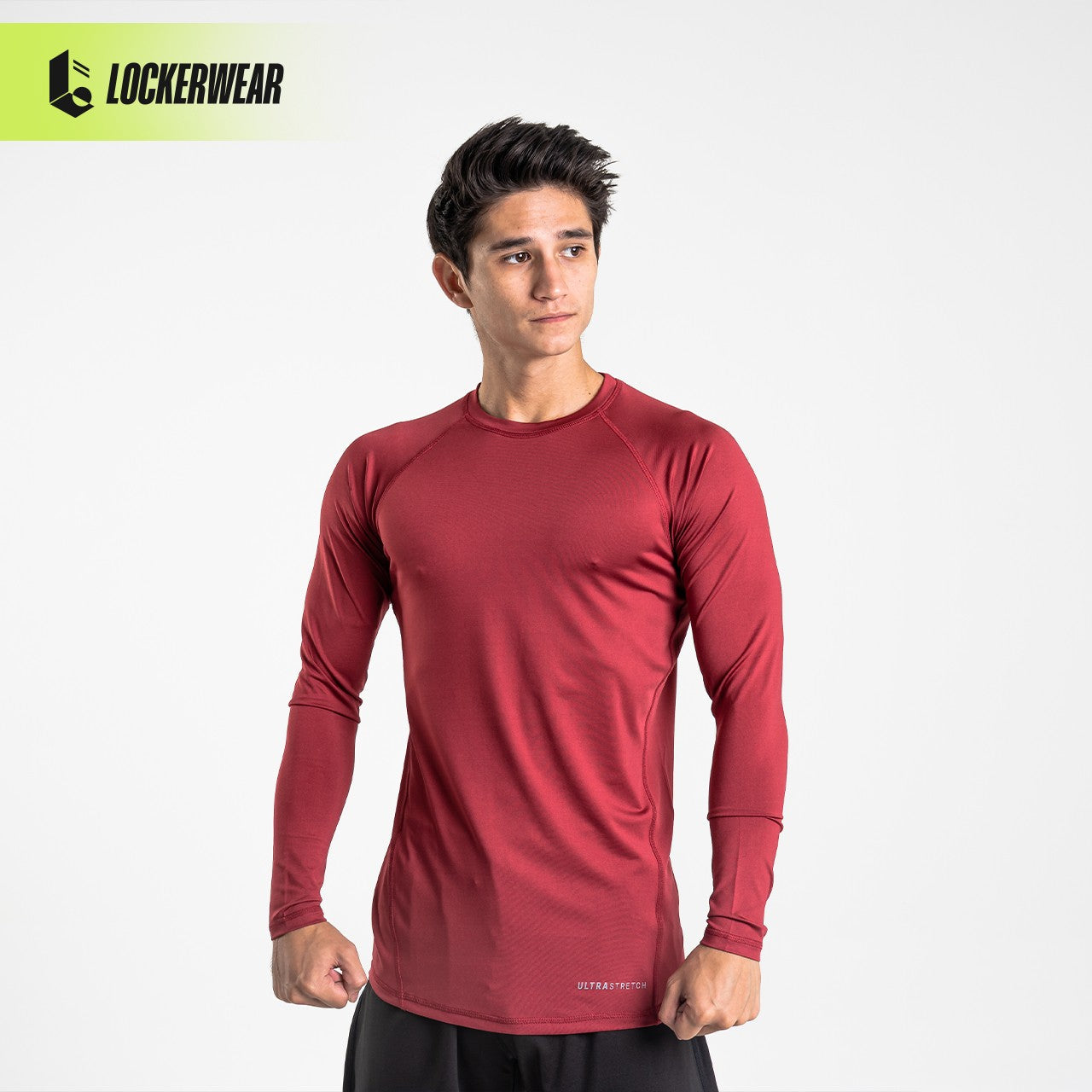 Prime-UltraStretch Long Sleeve - Maroon