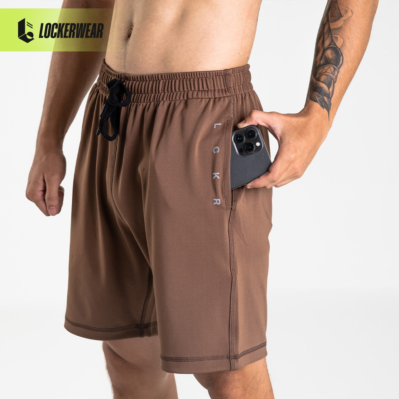 Prime-UltraStretch Short Pants - Brown