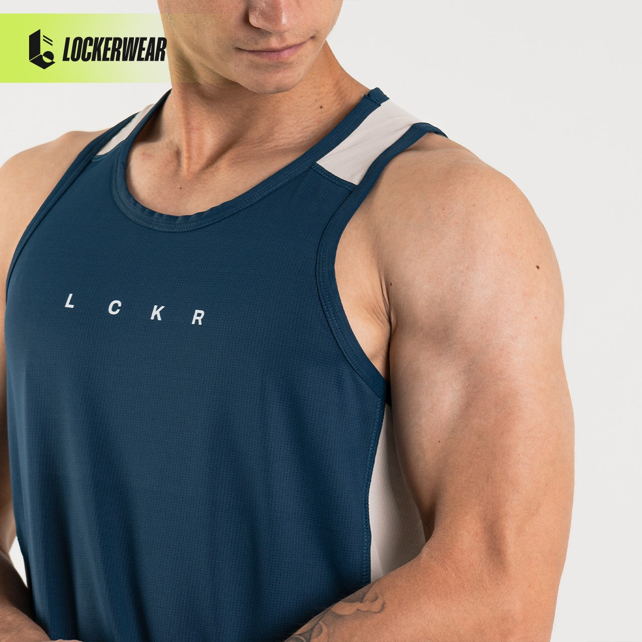 DualCore Mesh Tank Top - Poseidon