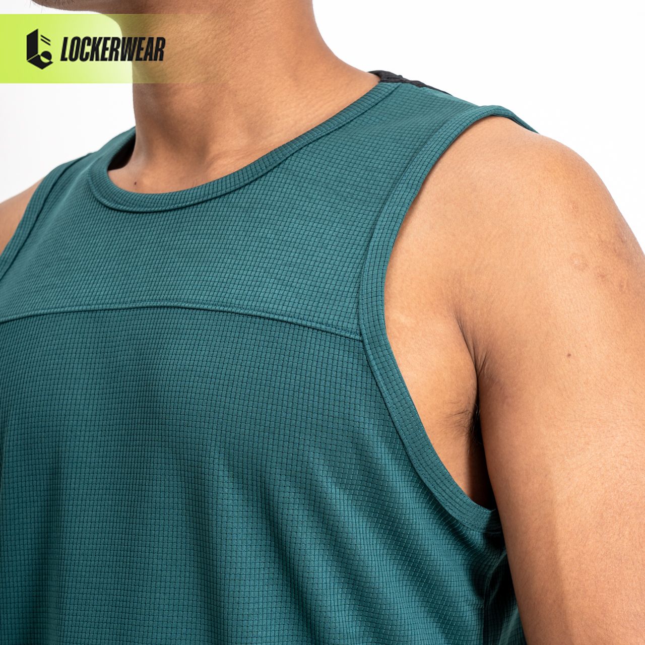 Duality Muscle Tank - Dark Green