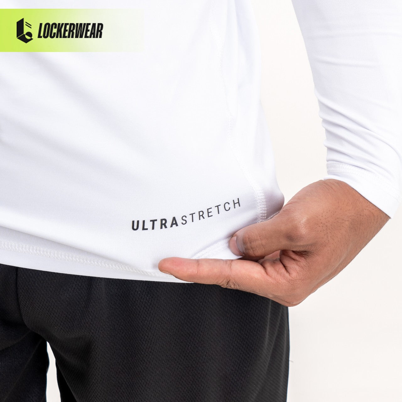 Prime-UltraStretch Long Sleeve - White