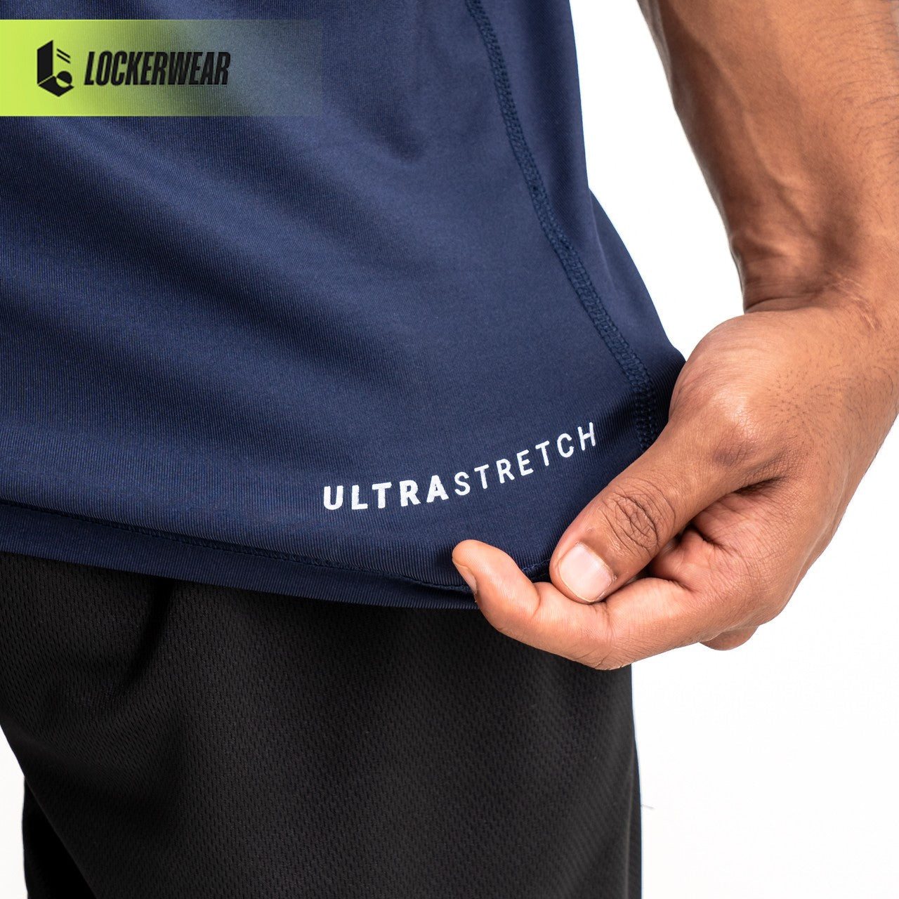 Prime-UltraStretch Short Sleeve - Navy