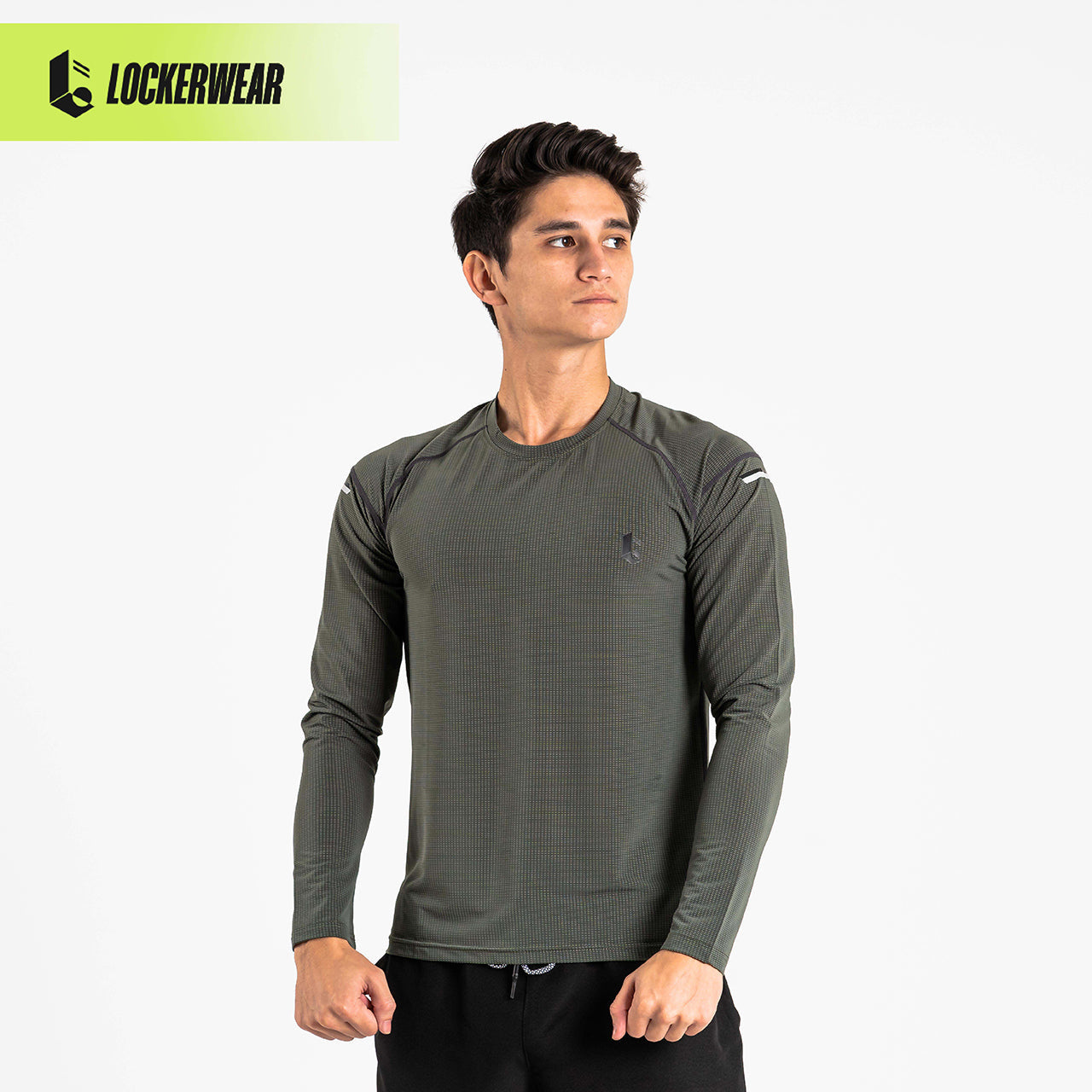 Stretchcool Mesh Long Sleeve - Black/Grey/Navy