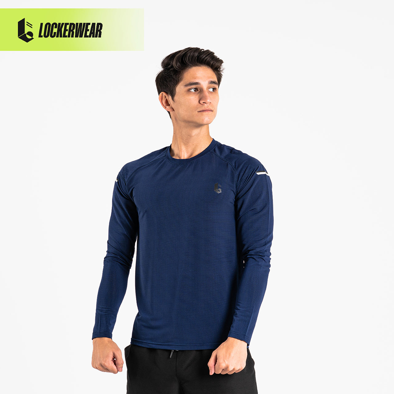 Stretchcool Mesh Long Sleeve - Black/Grey/Navy