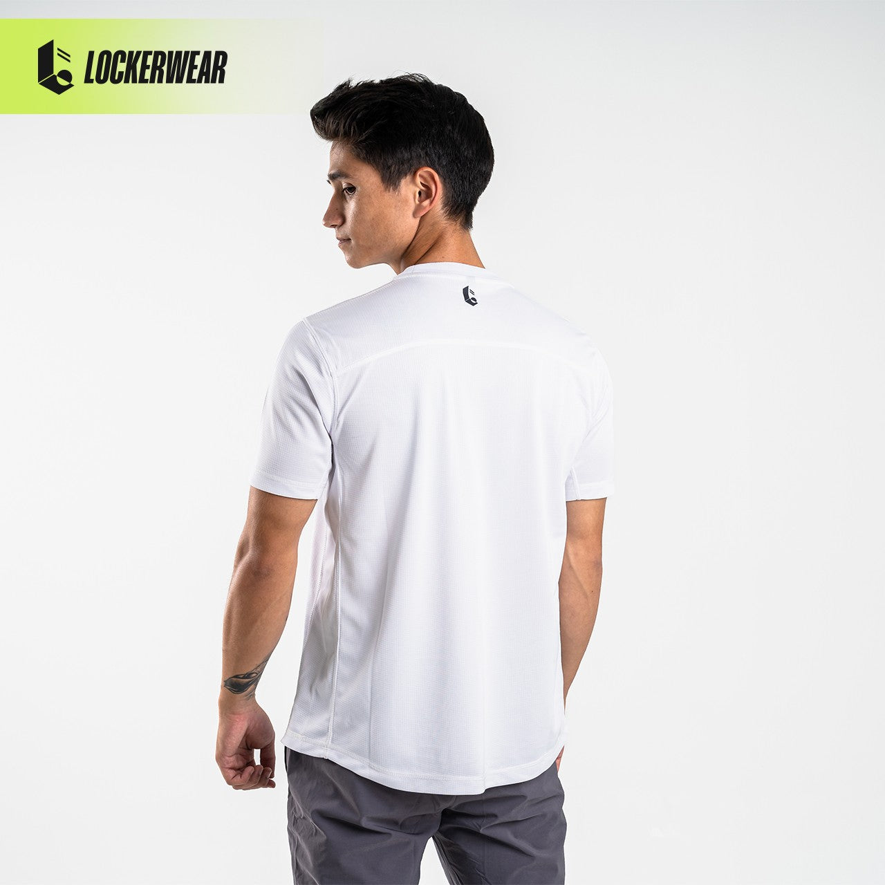 QuadMesh Short Sleeve T-Shirt - White