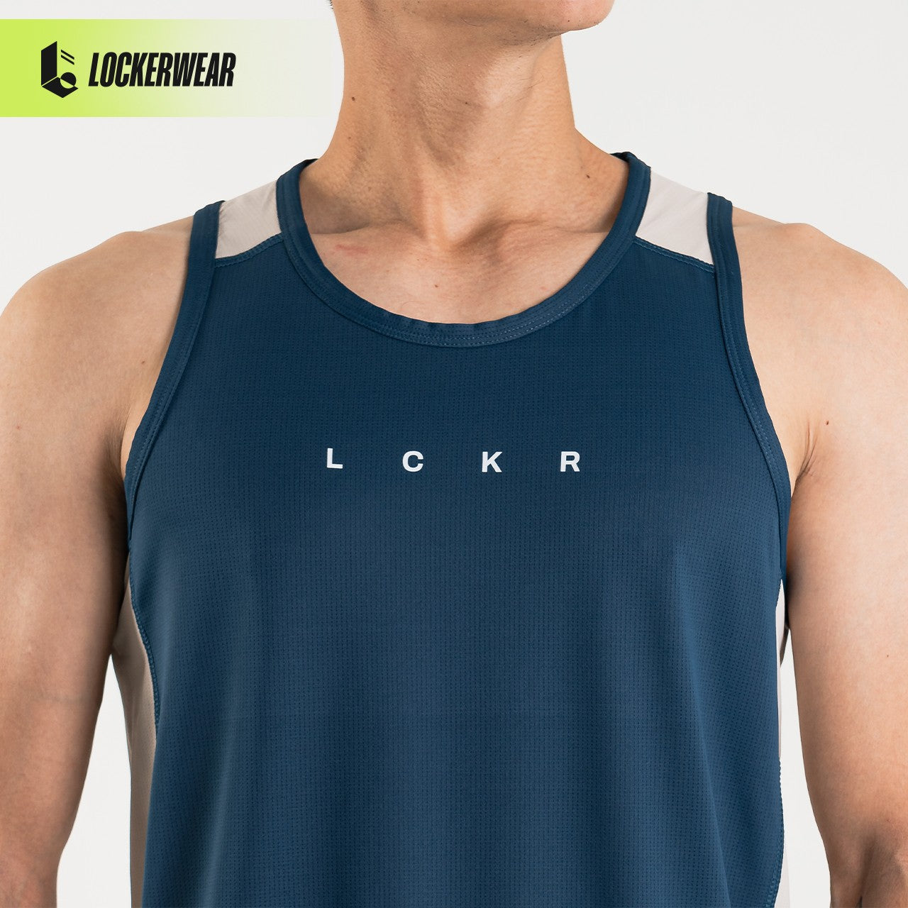 DualCore Mesh Tank Top - Poseidon